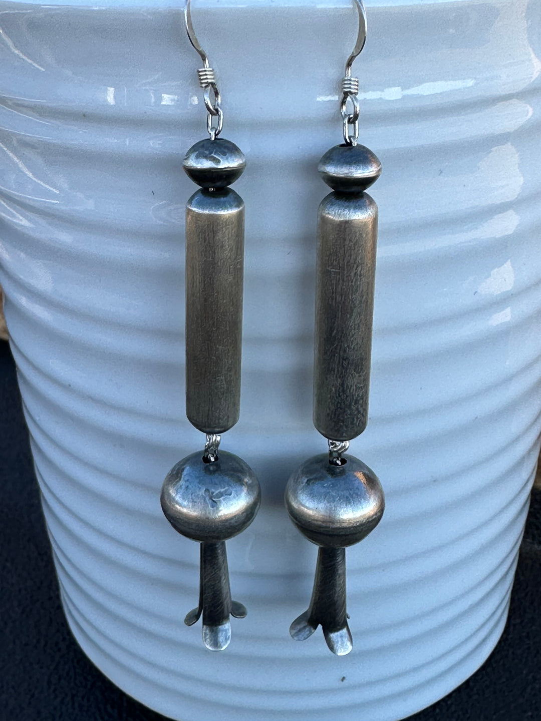 Ash Fork Silver Earrings