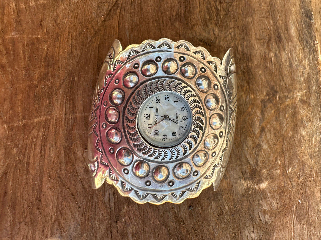 Spectacular Silver Cuff Watch